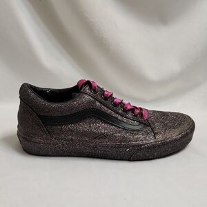 Vans Rainbow Glitter Sneakers (Unisex M Size 5.5, W Size 7)